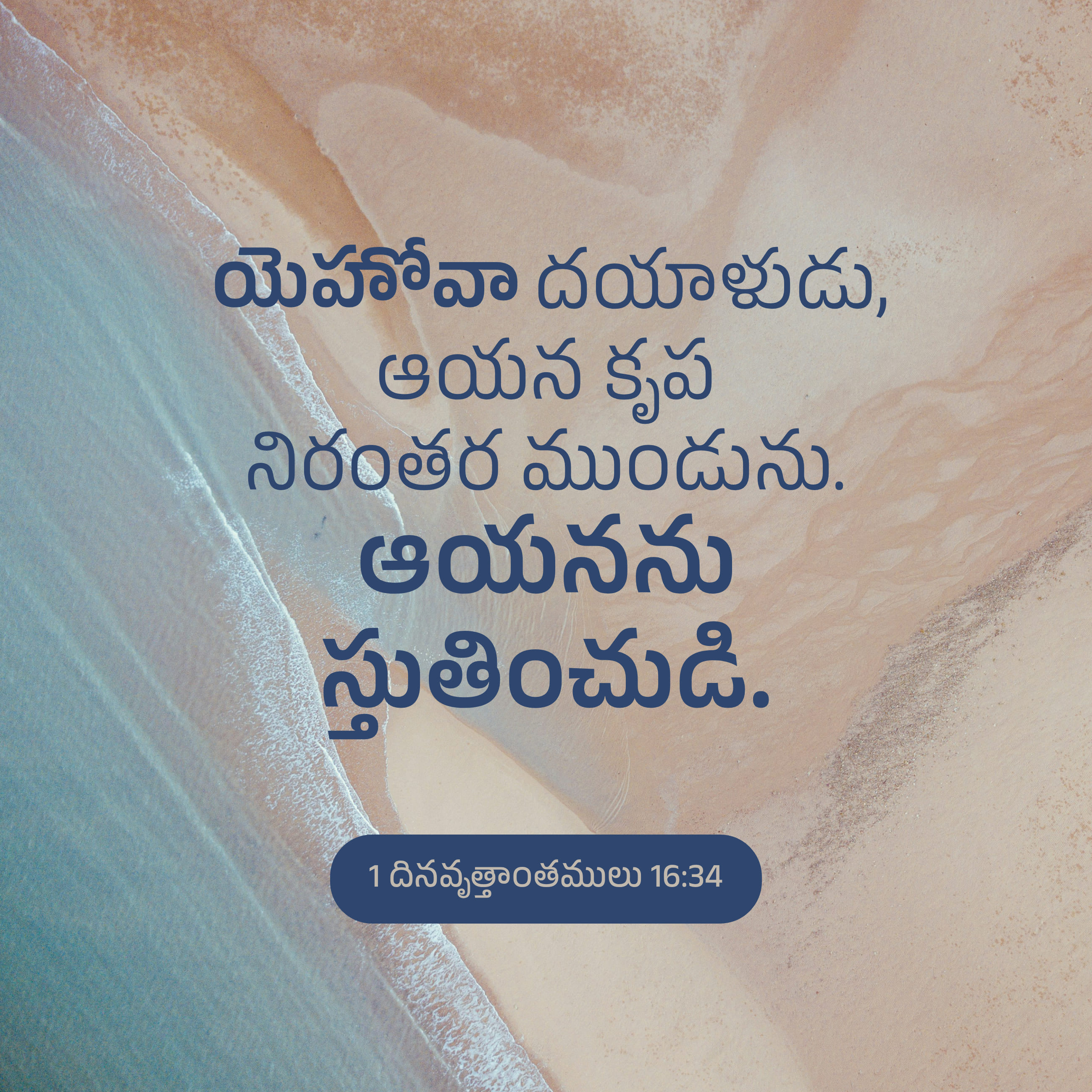1 దినవృత్తాంతములు 16:34
