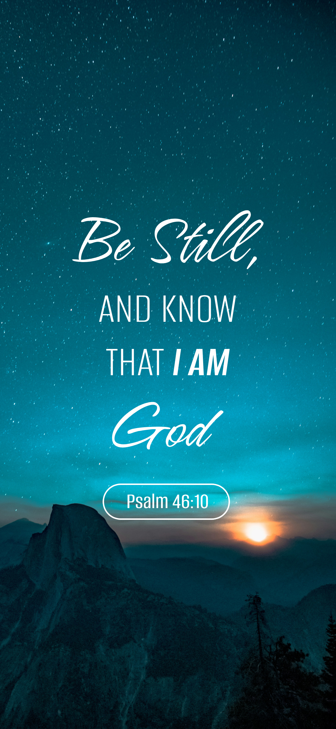 Be Still - Wallpaper for smartphones