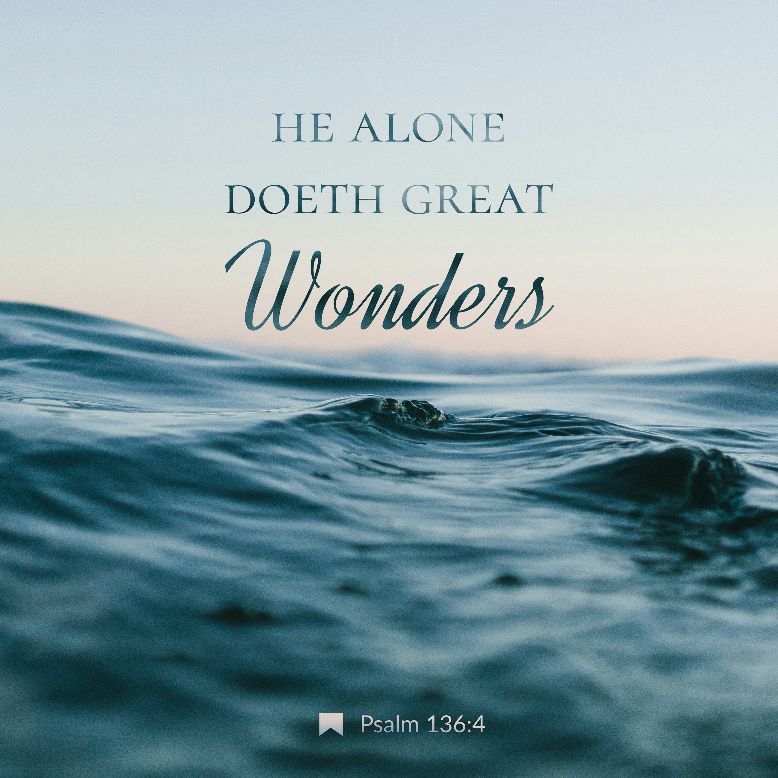 Psalm 136:4