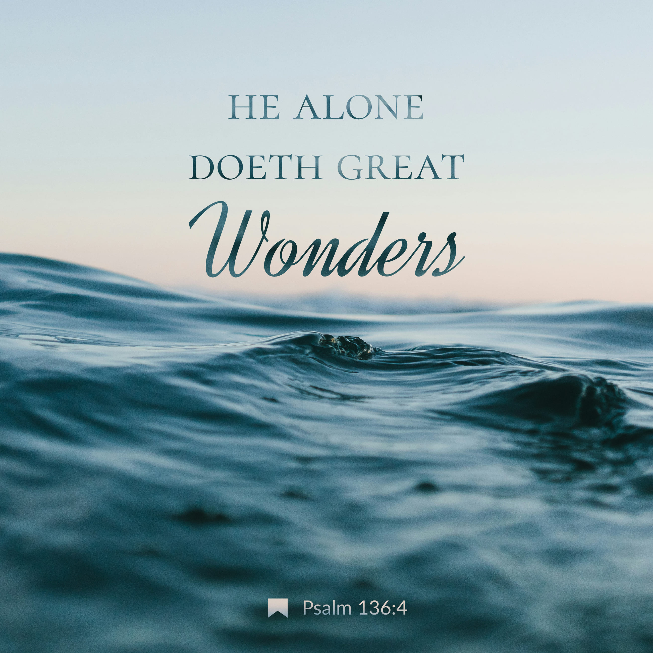 Psalm 136:4