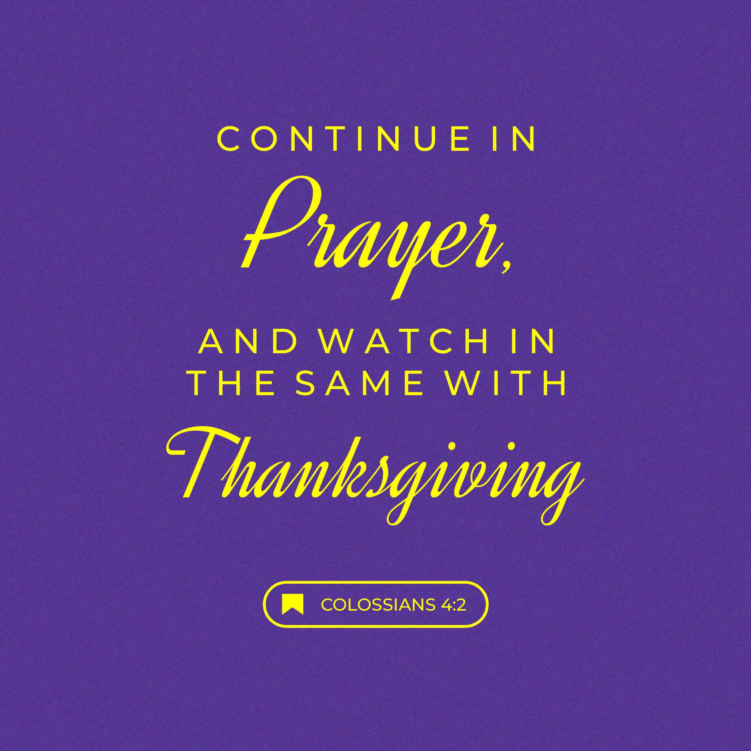 Colossians 4:2