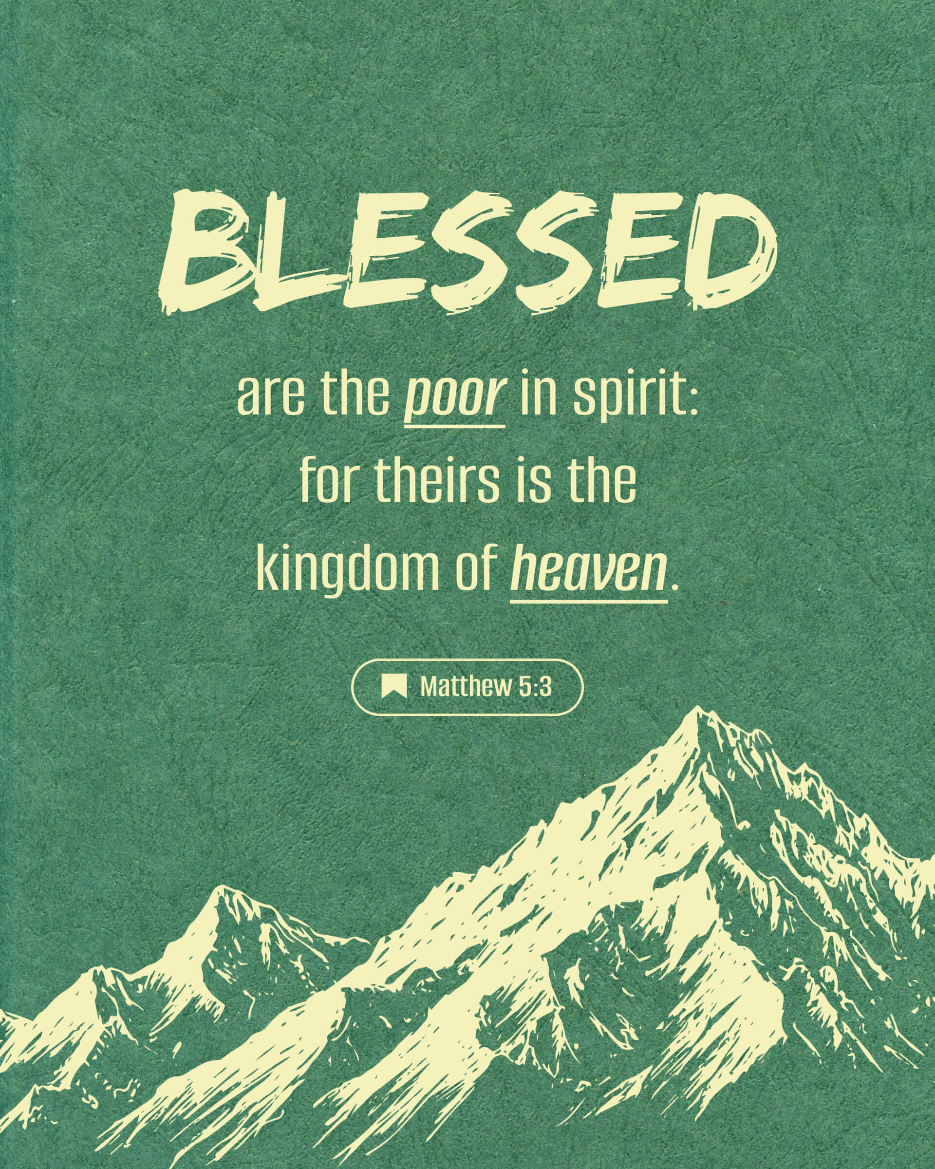 Matthew 5:3