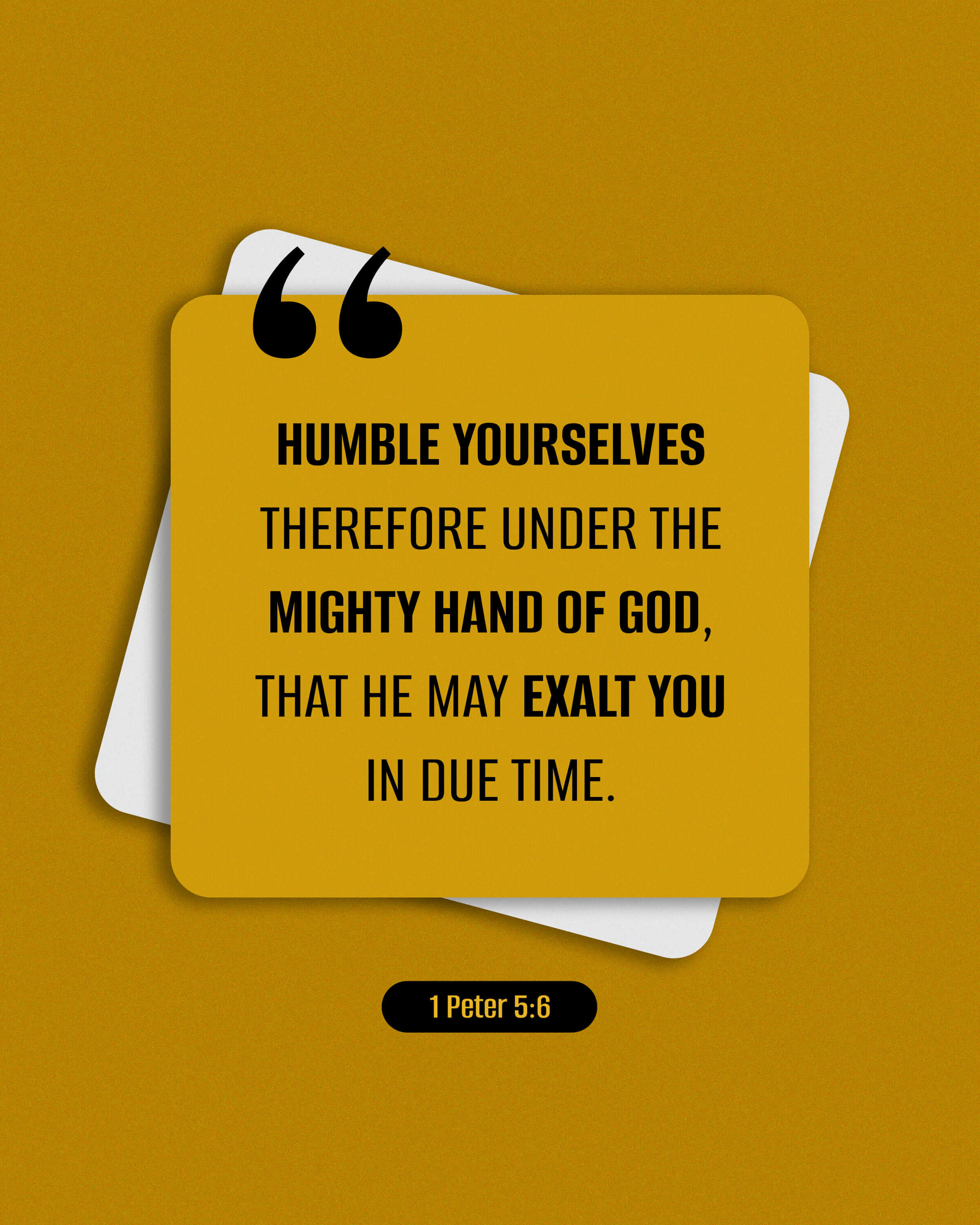 1 Peter 5:6