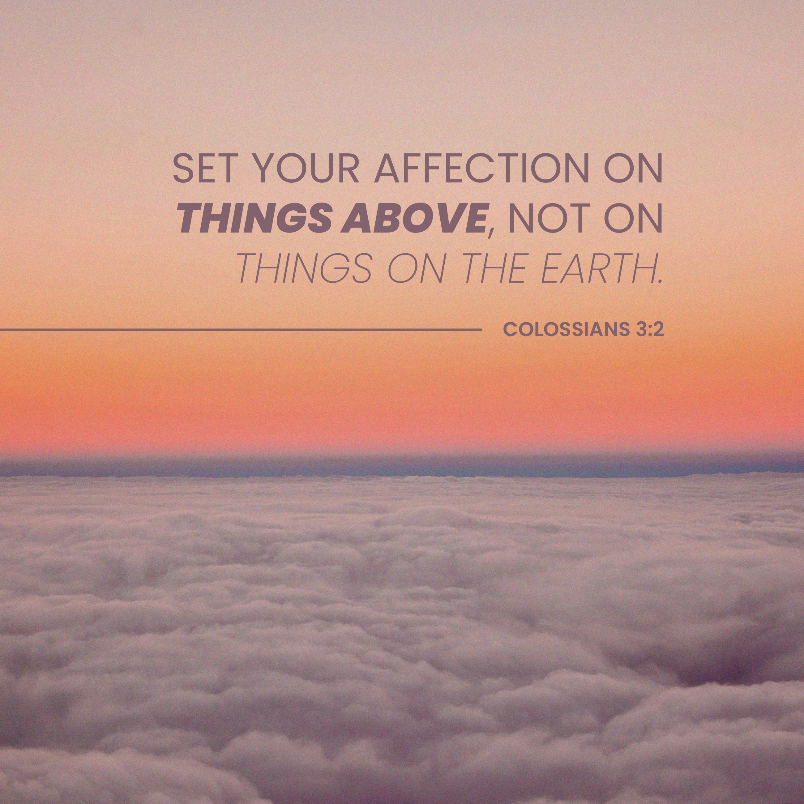 Colossians 3:2