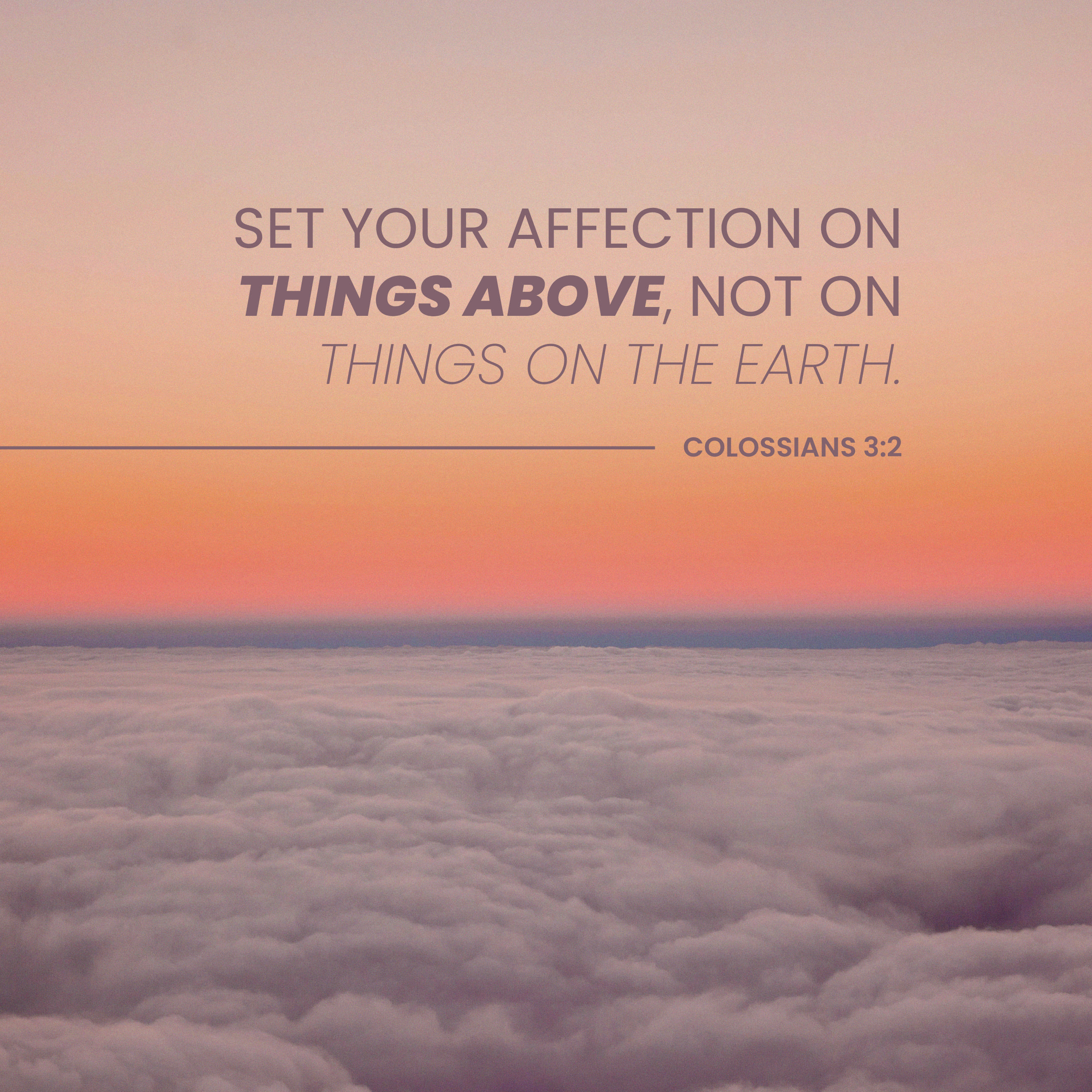 Colossians 3:2
