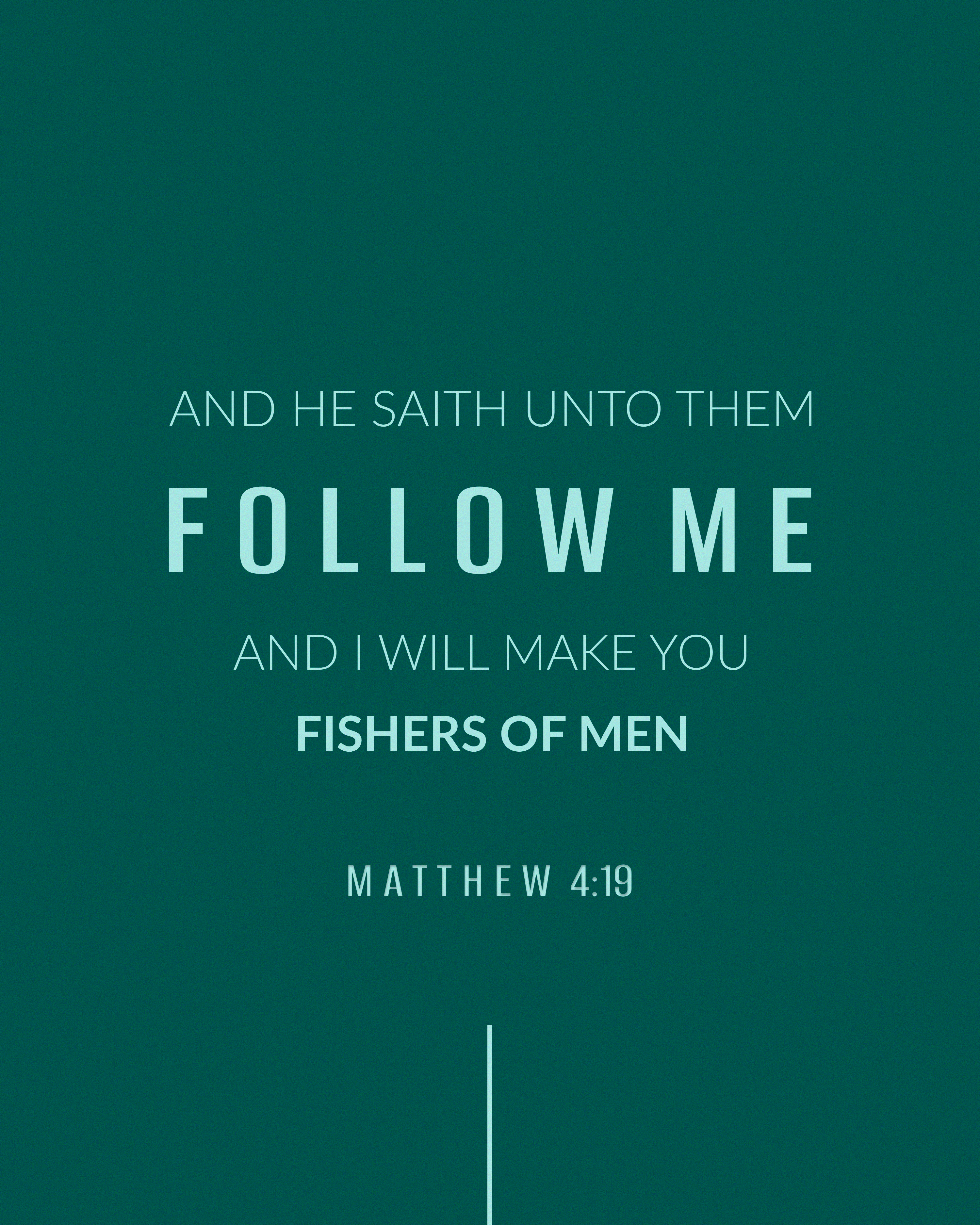 Matthew 4:19