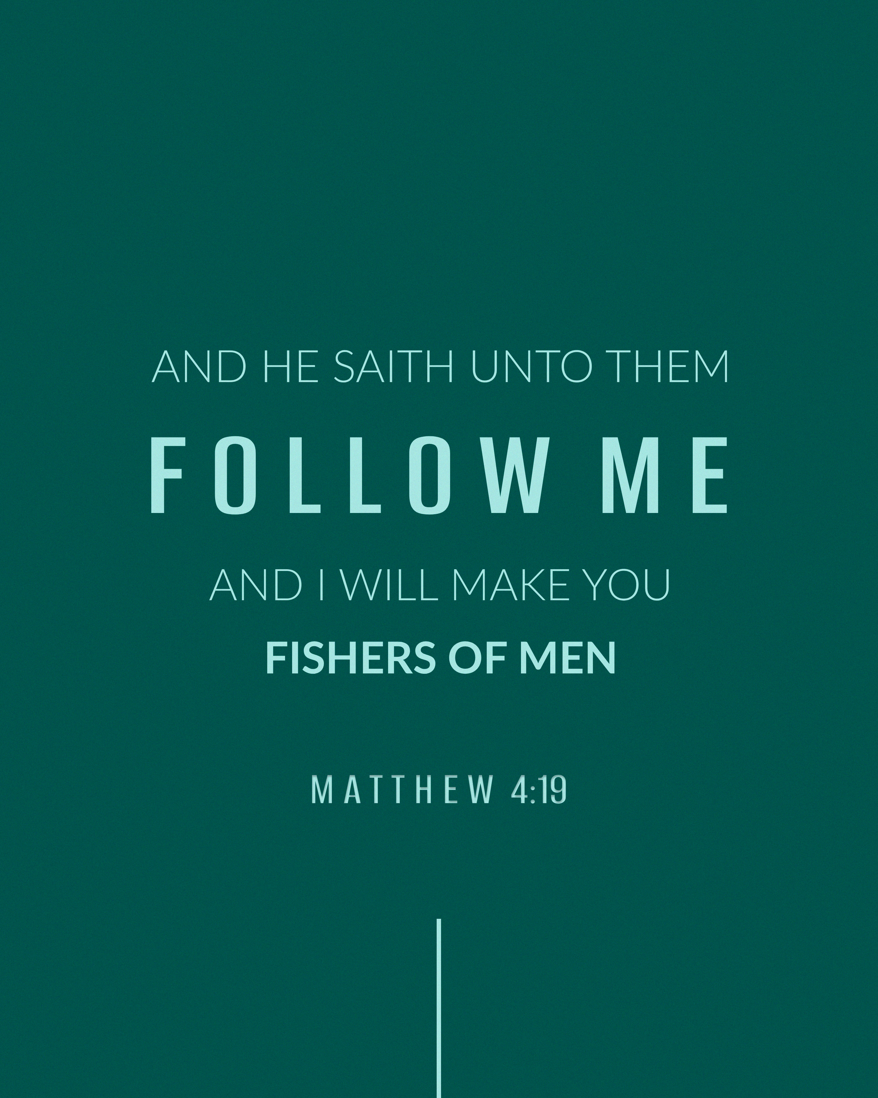 Matthew 4:19